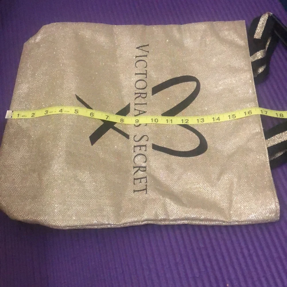 Victoria Secret Gold Tote Bag
